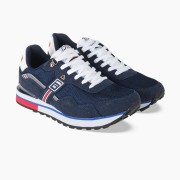 Ανδρικά sneakers 330.SU0893-F ΜΠΛΕ/ΚΟΚΚΙΝΟ