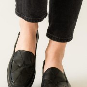 Comfort  all-day slip on 330.S137-1-L ΜΑΥΡΟ