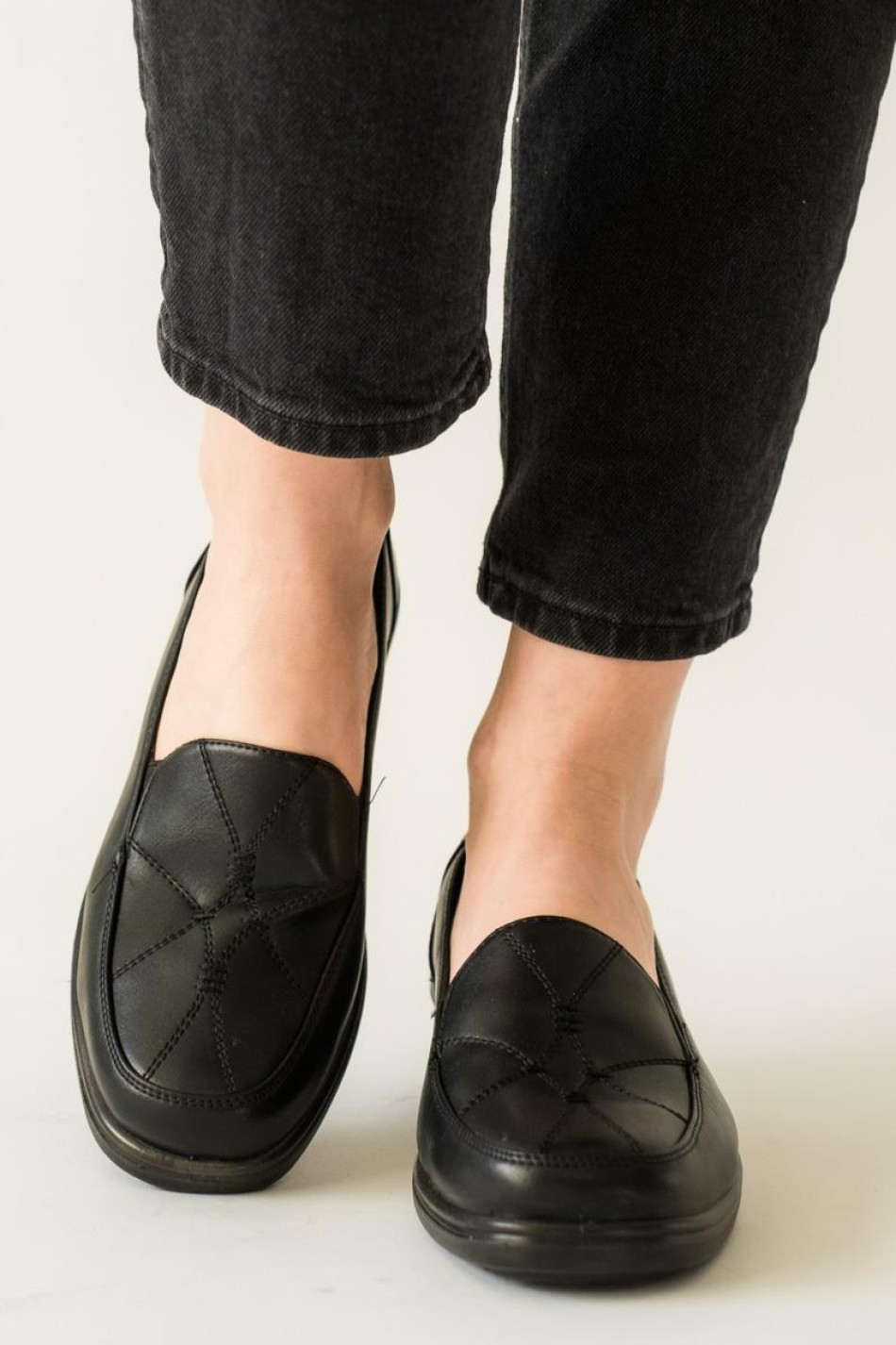 Comfort  all-day slip on 330.S137-1-L ΜΑΥΡΟ