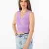 Ripped Crop Top 402.0367-TOP ΛΙΛΑ