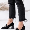 CARMELA Loafers με μεταλλικό διακοσμητικό 395.161138-C ΜΑΥΡΟ