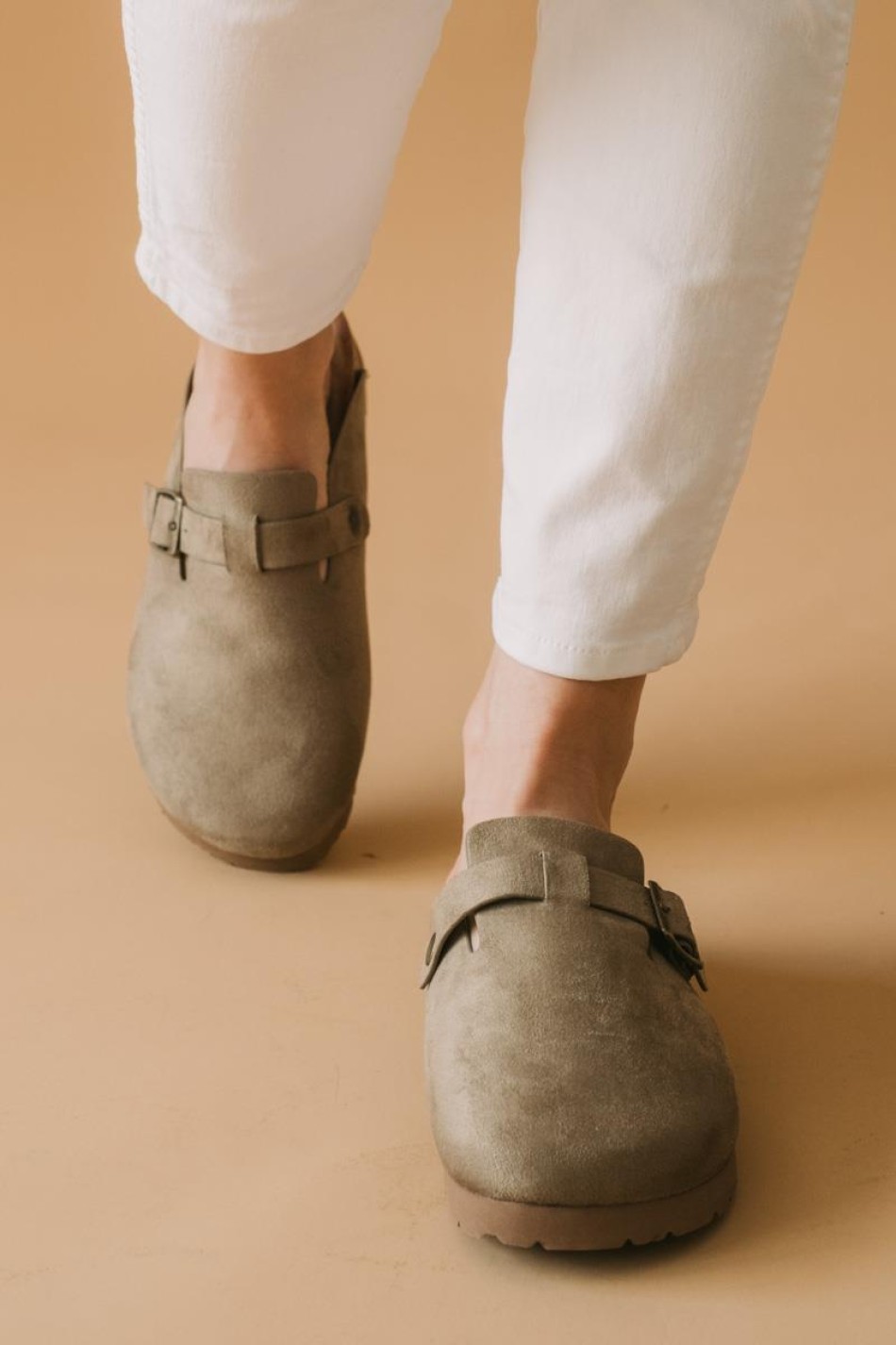 Fussbett suede δίπατα clogs 330.T1168-C ΛΑΔΙ