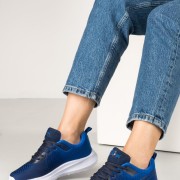 Υφασμάτινα running sneakers 202.SD14054-F ΜΠΛΕ