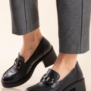 RAGAZZA Loafers με μεταλλικό διακοσμητικό 331.0637-L ΜΑΥΡΟ