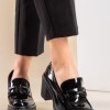 Blondie λουστρίνι block-heeled loafers 202.SD57018-LU ΜΑΥΡΟ