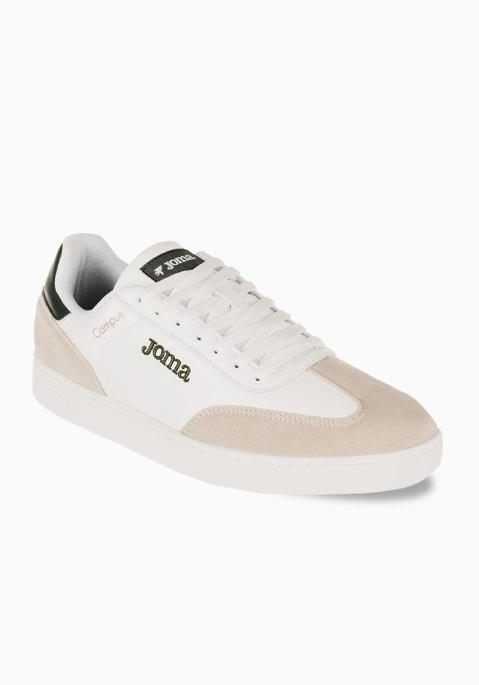 JOMA Ανδρικά sneakers με memory foam 373.CCAMS2415-L ΑΣΠΡΟ/ΠΡΑΣΙΝΟ