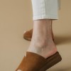 Suede flatform με φαρδιά φάσα 330.1001430-C ΤΑΜΠΑ