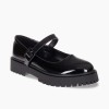 Λουστρίνι Loafers για κορίτσια με μπαρέτα 202.SD12171-LU ΜΑΥΡΟ