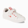 ELLESSE Παιδικό sneaker με velcro 034.494-G-L ΑΣΠΡΟ/ΡΟΖ