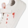 ELLESSE Παιδικό sneaker με velcro 034.494-G-L ΑΣΠΡΟ/ΡΟΖ