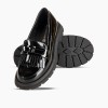 Loafers λουστρίνι για κορίτσια 396.DR19-LU ΜΑΥΡΟ