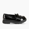 Loafers λουστρίνι για κορίτσια 396.DR19-LU ΜΑΥΡΟ