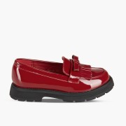 Loafers λουστρίνι για κορίτσια 396.DR19-LU ΜΠΟΡΝΤΩ