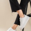 Δίσολα basic tennis sneakers 431.MS4036-L ΑΣΠΡΟ