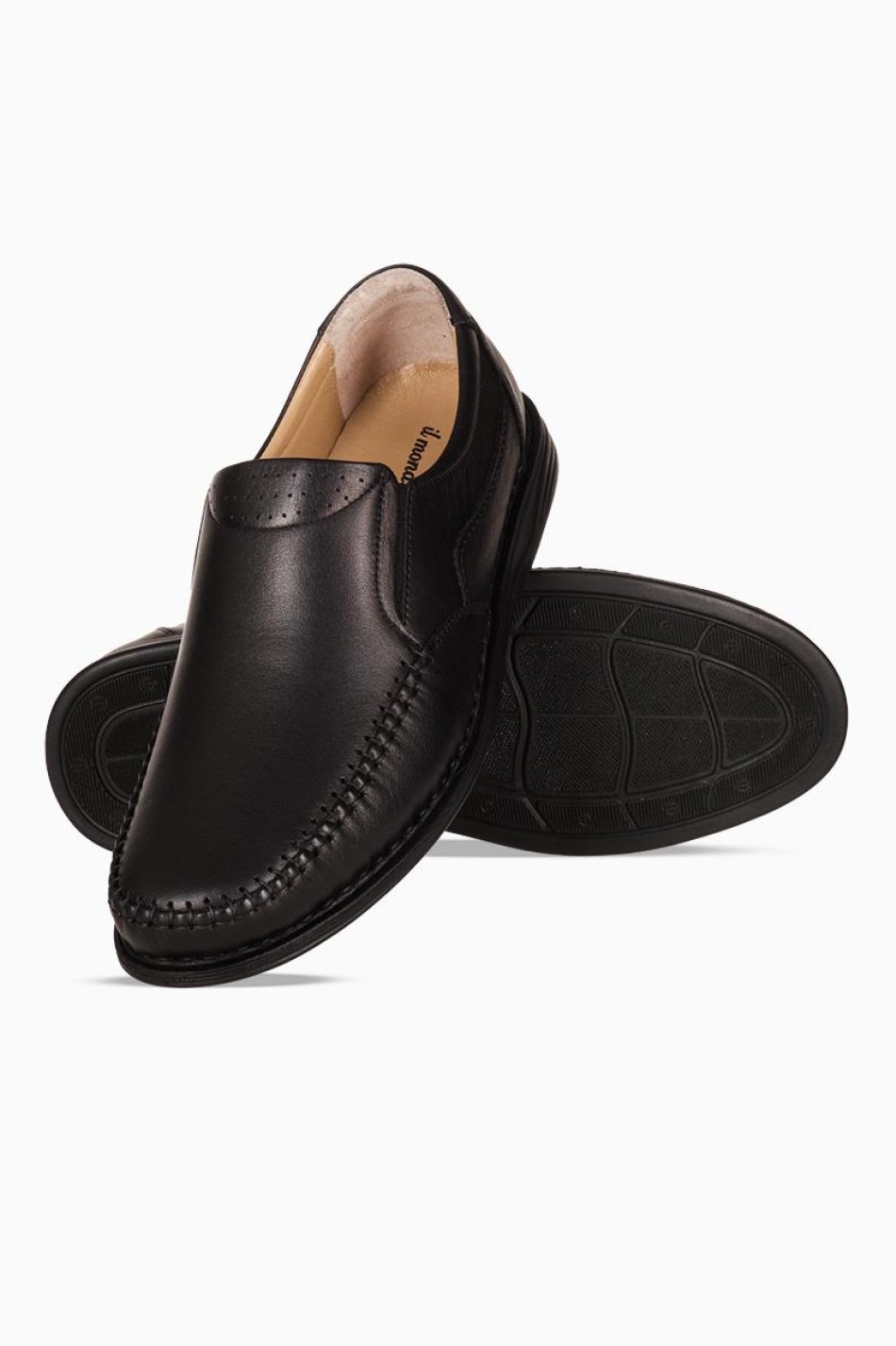 Ανδρικό slip-on casual 318.21015-L ΜΑΥΡΟ