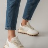 Chunky sneakers με ιδιαίτερη σόλα 330.C633-L ΑΣΠΡΟ