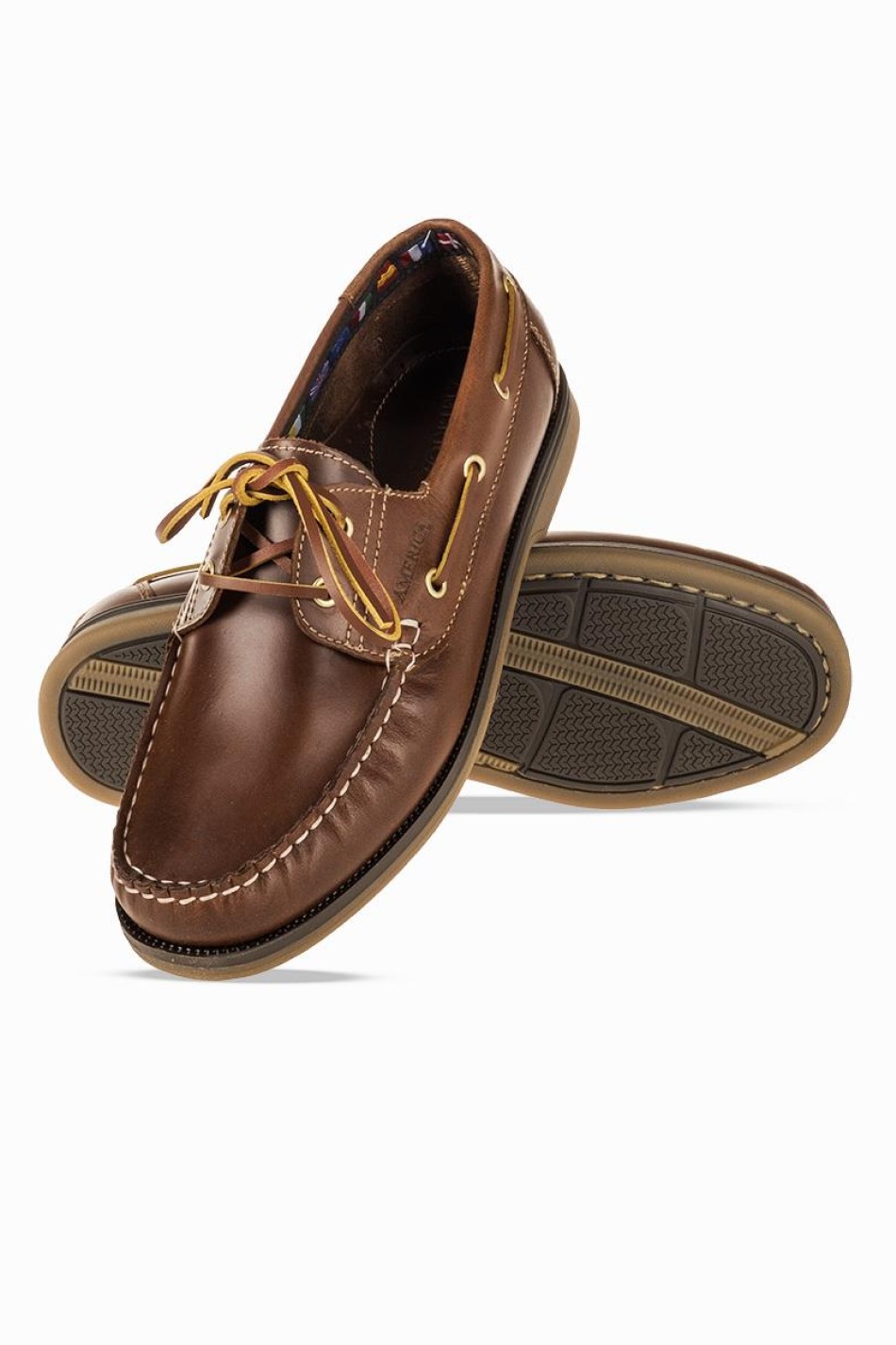 AMERICA Ανδρικά loafers 331.060230-L ΚΑΦΕ