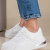 Casual sneakers σε συνδυασμό χρωμάτων 330.OX2337-L ΑΣΠΡΟ