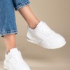 Casual sneakers σε συνδυασμό χρωμάτων 330.OX2337-L ΑΣΠΡΟ