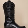 Western boots 330.JL5690-L ΜΑΥΡΟ