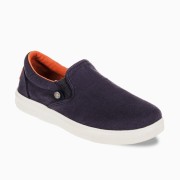 REFRESH Ανδρικό slip-on casual 395.171929-F ΜΠΛΕ/ΑΣΠΡΟ