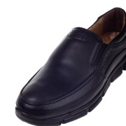 Casual ανδρικό slip-on 202.GER204-L ΜΑΥΡΟ