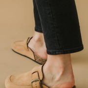 Fussbett suede clogs με τοκά 330.5008-C ΤΑΜΠΑ