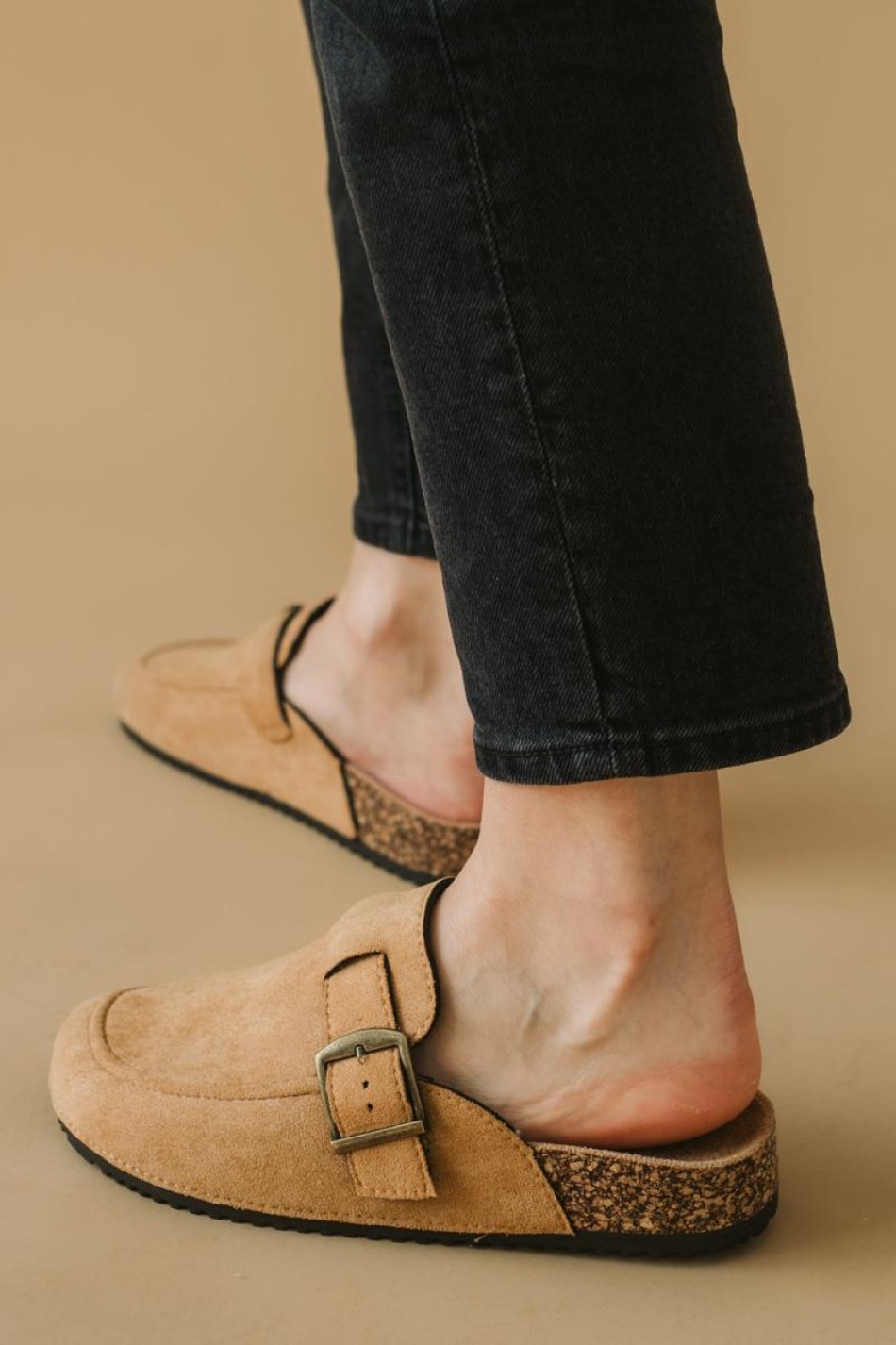 Fussbett suede clogs με τοκά 330.5008-C ΤΑΜΠΑ