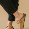 Fussbett suede clogs με τοκά 330.5008-C ΤΑΜΠΑ