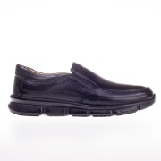 Casual ανδρικό slip-on 202.GER204-L ΜΑΥΡΟ