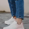 Chunky sneakers με διχρωμίες 330.9189-L ΑΣΠΡΟ/ΡΟΖ