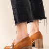 Block-heeled suede loafers 431.2M7-D8269-01-C ΤΑΜΠΑ