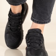 Running sneakers με αερόσολα 330.D0179-L ΜΑΥΡΟ