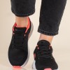 Running υφασμάτινα sneakers 330.B66-F ΜΑΥΡΟ/ΦΟΥΞΙΑ