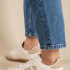 Street style sneakers με ρίγες 431.LY753-L ΜΠΕΖ