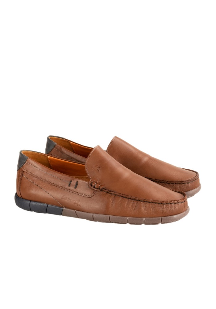 BOXER δερμάτινα ανατομικά loafers-μοκασίνια 031.21316-L ΤΑΜΠΑ