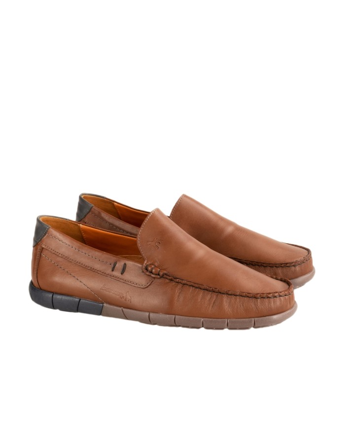 BOXER δερμάτινα ανατομικά loafers-μοκασίνια 031.21316-L ΤΑΜΠΑ