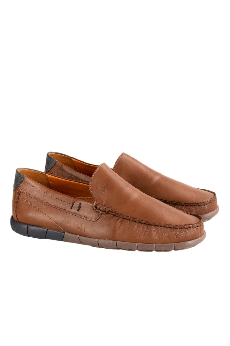 BOXER δερμάτινα ανατομικά loafers-μοκασίνια 031.21316-L ΤΑΜΠΑ