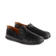 BOXER δερμάτινα ανατομικά loafers-μοκασίνια 031.21316-L ΜΑΥΡΟ