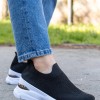 Slip-on υφασμάτινα sneakers 330.LY506-F ΜΑΥΡΟ