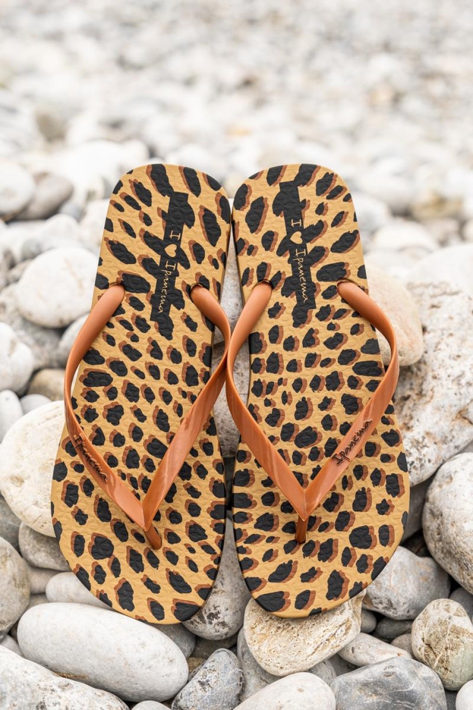 Ipanema γυναικείες leopar σαγιονάρες δίχαλο 004.780-23354-P ΛΕΟΠΑΡ