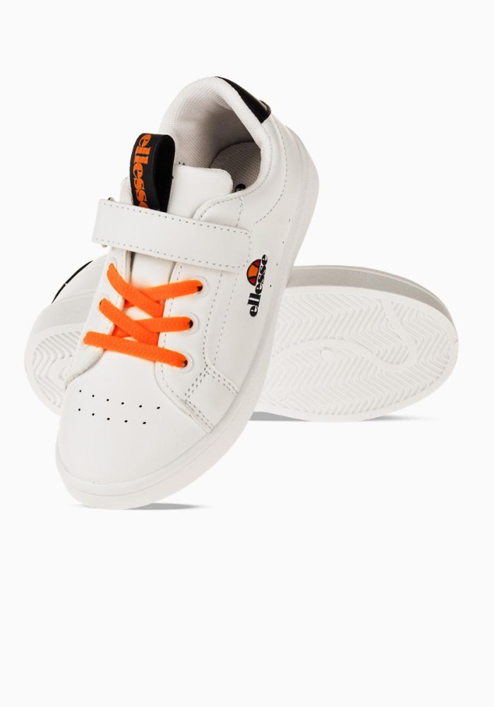 ELLESSE Παιδικό sneaker με velcro 034.494-B-L ΑΣΠΡΟ/ΜΠΛΕ