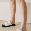 Flatforms με ρυθμιζόμενες φάσες με διακοσμητικές πέτρες 431.5112-L ΑΣΠΡΟ