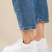 Casual δίσολα tennis sneakers 431.LY542-L ΑΣΠΡΟ