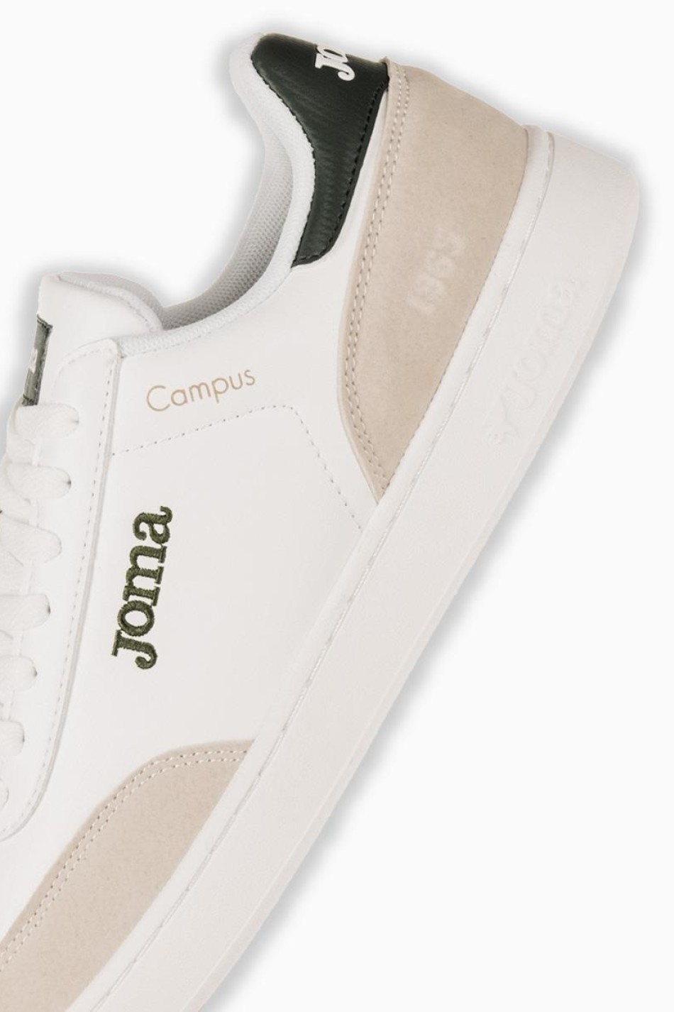 JOMA Ανδρικά sneakers με memory foam 373.CCAMS2415-L ΑΣΠΡΟ/ΠΡΑΣΙΝΟ