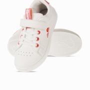 ELLESSE Παιδικό sneaker με velcro 034.494-G-L ΑΣΠΡΟ/ΡΟΖ