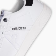 AMERICANINO Ανδρικά sneakers 029.AMM424X90-L ΑΣΠΡΟ/ΜΑΥΡΟ