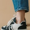 Chunky sneakers με μεγάλα κορδόνια 330.DK-B8235-L ΜΑΥΡΟ/ΑΣΠΡΟ