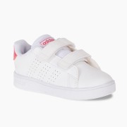 ADIDAS Παιδικό Sneaker Advantage I με σκρατς για κορίτσια 393.EF0300-L ΑΣΠΡΟ/ΡΟΖ