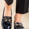 Λουστρίνι Loafers με διακοσμητική αλυσίδα 330.5310-LU ΜΠΛΕ